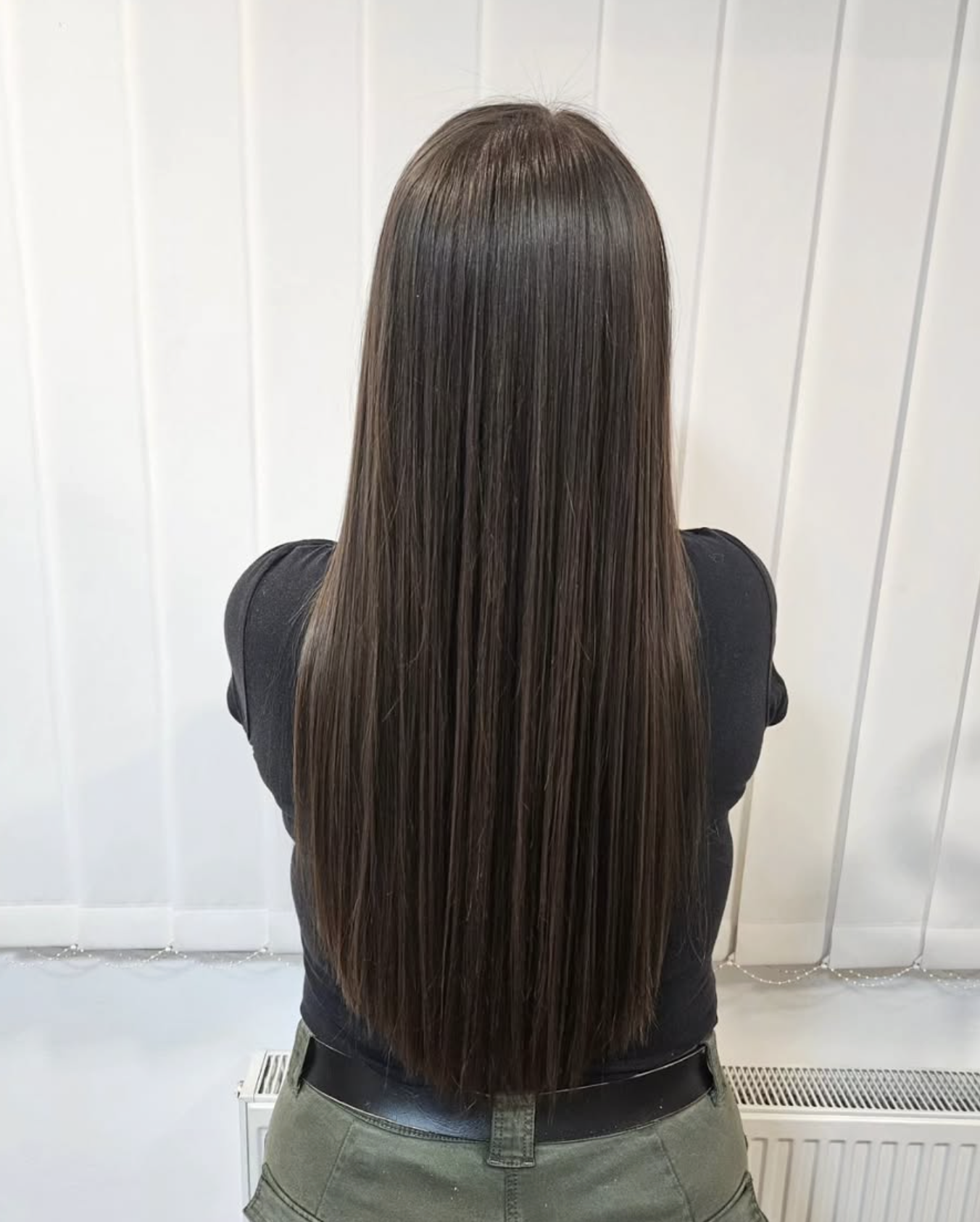 Hajbotox kezelést készítettem Rékának, ami nemcsak egyenesíti a hajat, fel is tölti és regenerálja a hajszál szerkezetét💕